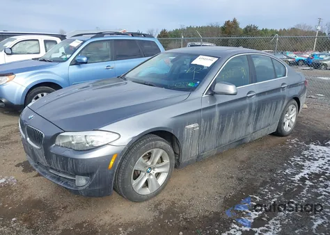 2012 BMW 528I xDrive из США, поврежденный, VIN WBAXH5C53CDW02705